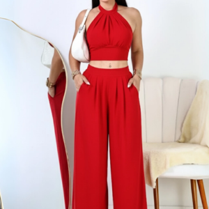 conjunto naia de DUNA cropped calça pantalona